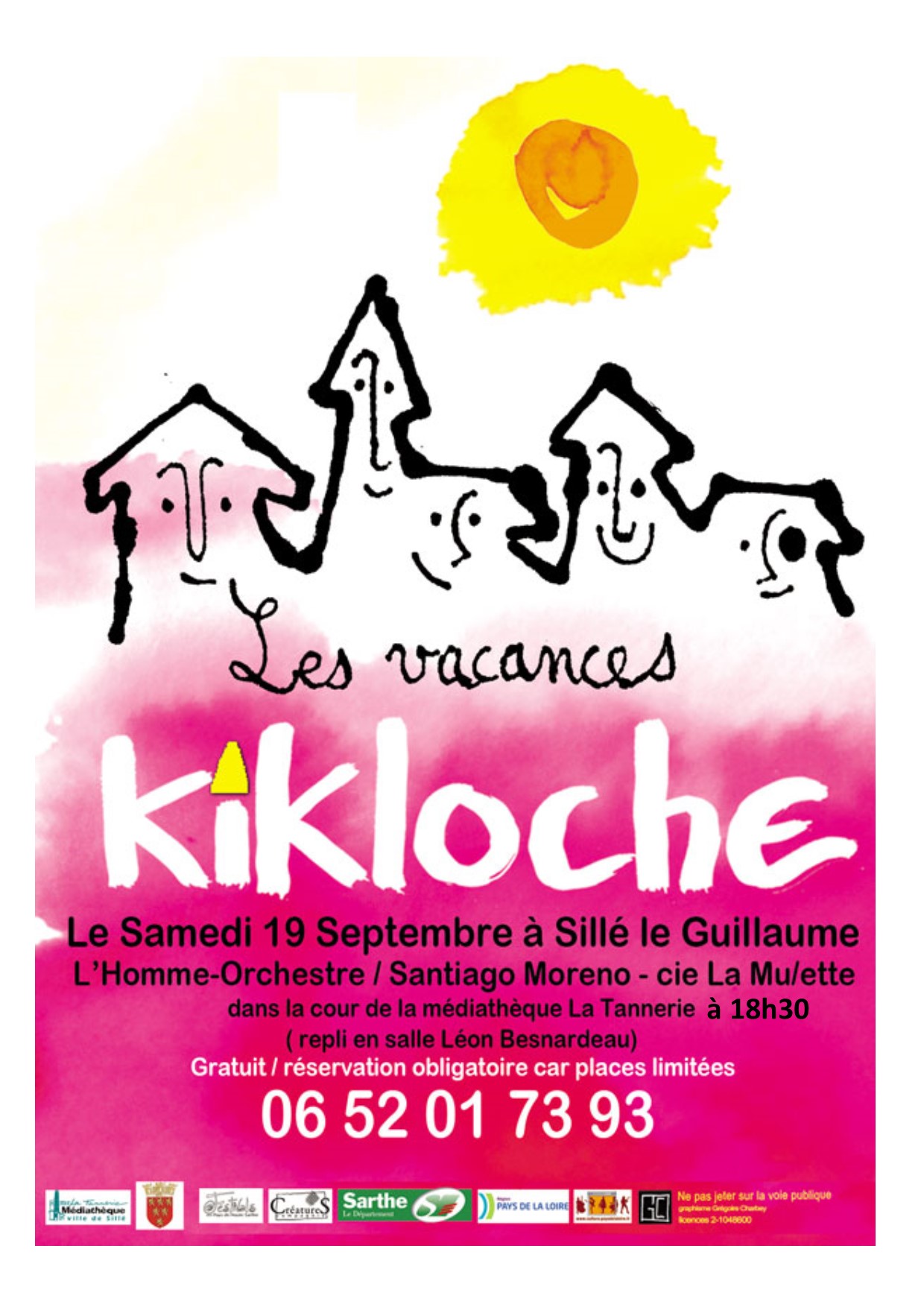 Affiche Homme orchestre kikloche heure