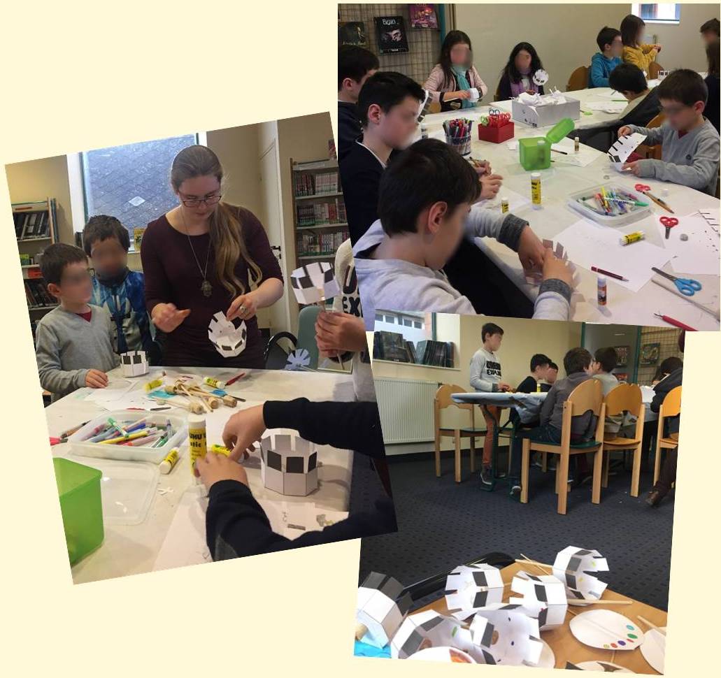Montage atelier jouets optiques 